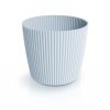 Květináč MILLY ROUND světle šedá 29,2 cm