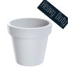 Květináč LEXO ROUND bílá 60 cm
