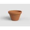 Květináč AMALIA pr.15x14 cm, NATURAL, terakota