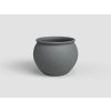 Květináč ARTEMIS, 29 cm, keramika, tmavě šedá
