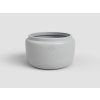 Květináč ASTREA, 20 cm, keramika, světle šedá