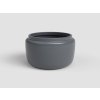 Květináč ASTREA, 20 cm, keramika, tmavě šedá