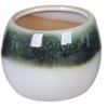 Keramický obal RABAT 6 cm, bílá/zelená