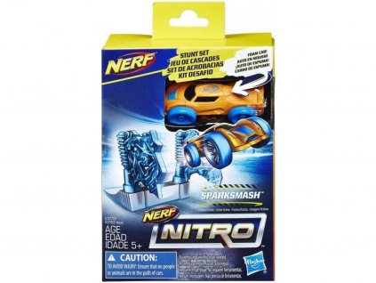58808 nerf nitro nahradni auticko a prekazka sparksmash