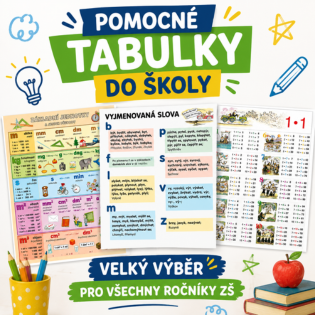 Pomocné tabulky do školy na Garfoo.cz