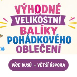 Velikostní balíky pohádkového oblečení
