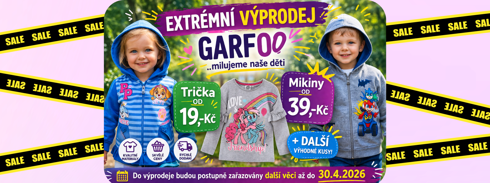 výprodej na Garfoo.cz