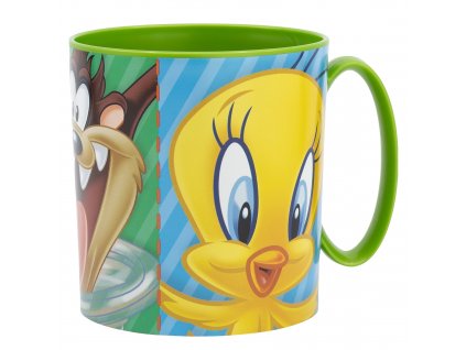 Dětský plastový hrnek LOONEY TUNES zelený 350ml