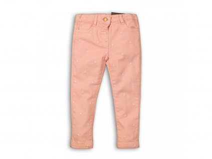 Kalhoty dívčí s elastenem, Minoti, Secret 11, růžová - 104/110