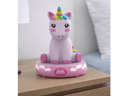 Dětské 3D noční světlo UNICORN - JEDNOROŽEC SWEET