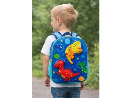 Dětský 3D batoh JURSKÝ SVĚT modrý