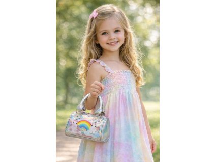 Dívčí kabelka UNICORN - JEDNOROŽEC Sweet Dreams stříbrná