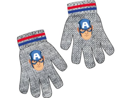 Chlapecké rukavice AVENGERS prstové šedé