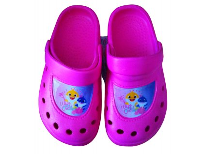 Dívčí crocs BABY SHARK růžové