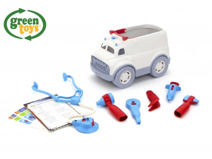 Green Toys Ambulance s lékařskými nástroji