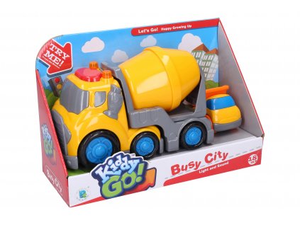 Kiddy Auto míchačka s efekty 19,5 cm sklápěč 6,5 cm