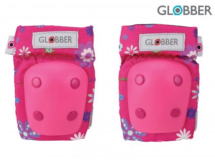 Globber Toddler sada chráničů XXS - flowers pink