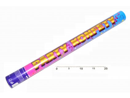 Párty konfety vystřelovací 60 cm