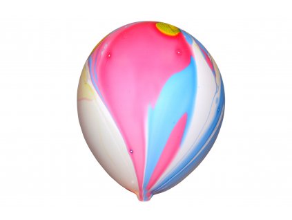 Balónek nafukovací DUHOVÝ 30cm sada 10ks