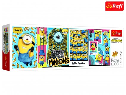 Trefl Panoramatické puzzle 1000 - Mimoni