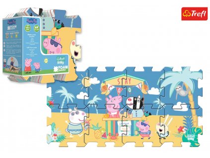 Trefl Puzzle pěnové Peppa Pig léto