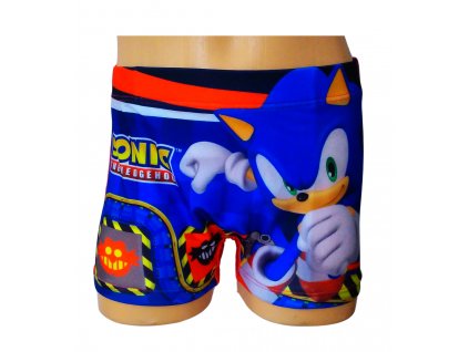 Chlapecké plavky SONIC boxerky červené