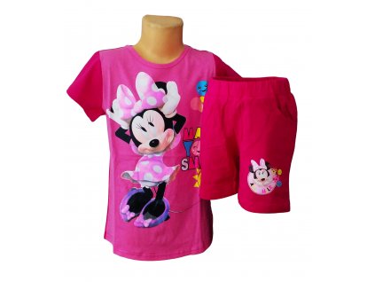 Dívčí letní set MINNIE made you smile růžový