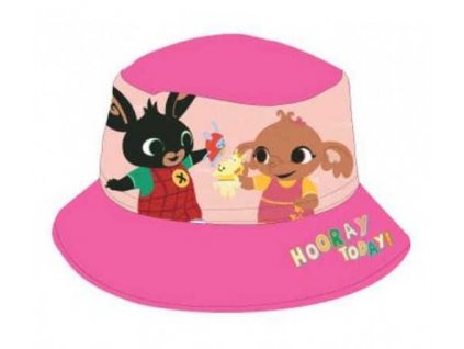 Dívčí klobouk ZAJÍČEK BING A SULA růžový tmavý1000x1000