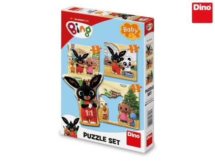 BING A KAMARÁDI 3-5 baby Puzzle set