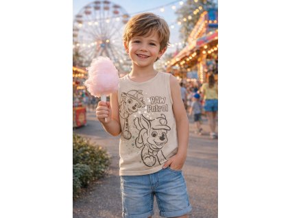 Chlapecké letní tílko TLAPKOVÁ PATROLA