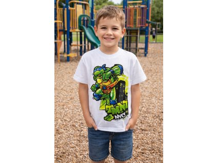 Chlapecké tričko ŽELVY NINJA krátký rukáv