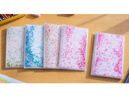 Obal na sešit A4 glitter assort