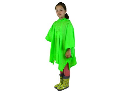 poncho PVC neonová, Pidilidi, PL0066-19, zelená