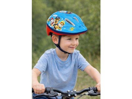 Cyklistická přilba TLAPKOVÁ PATROLA modrá