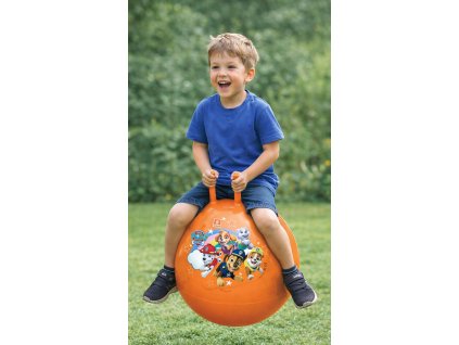 Skákací míč TLAPKOVÁ PATROLA oranž