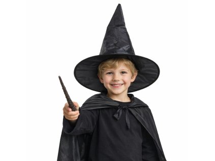 Klobouk čarodějnický ČERNÝ