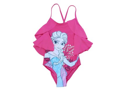 Plavky Frozen Elsa s volánky