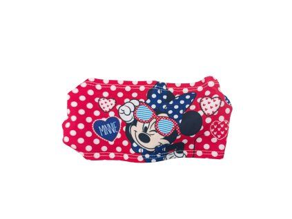 Čelenka MINNIE poly červená s puntíky
