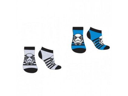 Chlapecké kotníkové ponožky STAR WARS s proužky