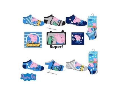 Chlapecké ponožky PEPPA PIG 3 pack assort