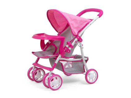 Dětský sportovní kočárek pro panenky Milly Mally Kate Prestige Pink
