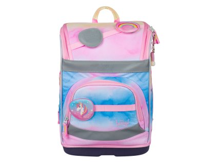 BAAGL Školní aktovka Zippy plus Rainbow Unicorn