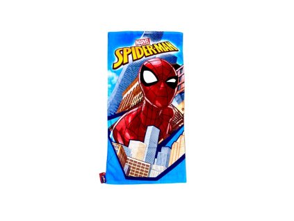 Dětská bavlněná osuška SPIDERMAN modrá