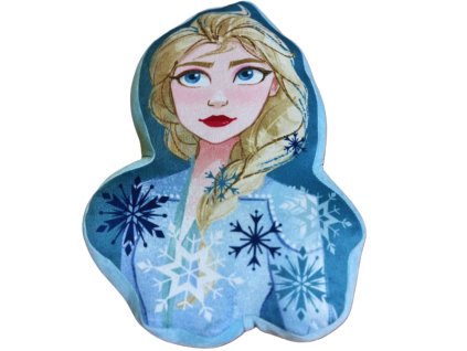 Polštářek FROZEN ELSA modrý tvarovaný