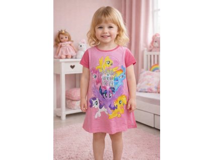 Dívčí noční košile MY LITTLE PONY Adventure krátký rukáv