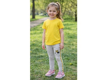 Dívčí legíny MINNIE se zlatým lampasem