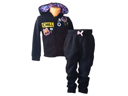 Dívčí tepláková souprava L.O.L. CHILL tmavě šedá