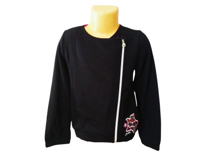 Dívčí mikina L.O.L. na zip atypická černá