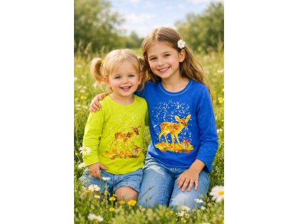 Dívčí tričko LEMON BERET KOLOUŠEK