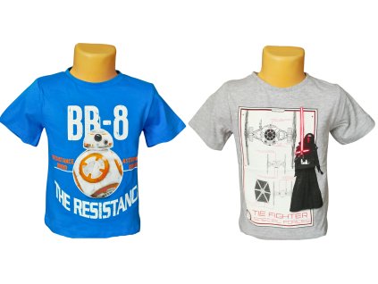 Chlapecké tričko STAR WARS krátký rukáv Kylo Ren nebo BB-8